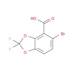 Aobchem&nbsp;5-Bromo-2 2-difluorobenzo[d][1 3]dioxole-4-carboxylic acid | ≥97% | CAS 334778-43-7 | C8H3BrF2O4 | 500mg
