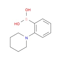 Aobchem&nbsp;2-(Piperidino)phenylboronic acid | ≥97% | CAS 1050505-85-5 | C11H16BNO2 | 5g