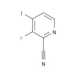 Aobchem&nbsp;3-Fluoro-4-iodo-2-pyridinecarbonitrile | ≥95% | CAS 669066-35-7 | C6H2FIN2 | 5g