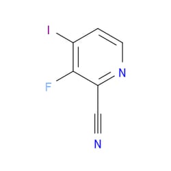 Aobchem&nbsp;3-Fluoro-4-iodo-2-pyridinecarbonitrile | ≥95% | CAS 669066-35-7 | C6H2FIN2 | 1g