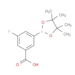Aobchem&nbsp;3-Carboxy-5-fluorophenylboronic acid pinacol ester | ≥97% | CAS 936728-22-2 | C13H16BFO4 | 1g
