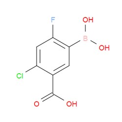Aobchem&nbsp;5-Carboxy-4-chloro-2-fluorophenylboronic acid | ≥97% | CAS 325786-23-0 | C7H5BClFO4 | 500mg