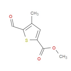 Aobchem&nbsp;Methyl 5-formyl-4-methyl-2-thiophenecarboxylate | ≥97% | CAS 391936-75-7 | C8H8O3S | 250mg
