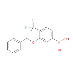Aobchem&nbsp;3-Benzyloxy-4-(trifluoromethyl)phenylboronic acid | ≥95% | CAS 1007170-59-3 | C14H12BF3O3 | 1g