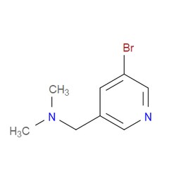 Aobchem&nbsp;3-Bromo-5-(N N-dimethylaminomethyl)pyridine | ≥97% | CAS 908864-98-2 | C8H11BrN2 | 250mg