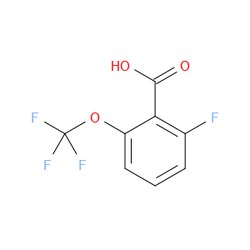Aobchem&nbsp;2-Fluoro-6-(trifluoromethoxy)benzoic acid | ≥97% | CAS 1211530-22-1 | C8H4F4O3 | 250mg