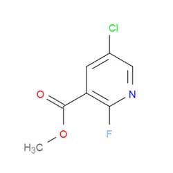 Aobchem&nbsp;5-Chloro-2-fluoronicotinic acid methyl ester | ≥97% | CAS 1214324-17-0 | C7H5ClFNO2 | 250mg