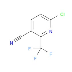 Aobchem&nbsp;6-Chloro-2-(trifluoromethyl)-3-pyridinecarbonitrile | ≥95% | CAS 1245913-20-5 | C7H2ClF3N2 | 500mg