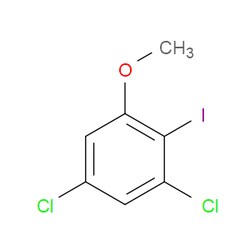Aobchem&nbsp;1 5-Dichloro-2-iodo-3-methoxybenzene | ≥97% | CAS 1271523-34-2 | C7H5Cl2IO | 500mg