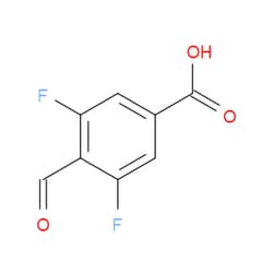 Aobchem&nbsp;4-Carboxy-2 6-difluorobenzaldehyde | ≥95% | CAS 736990-88-8 | C8H4F2O3 | 5g
