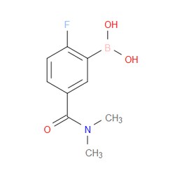 Aobchem&nbsp;5-(Dimethylcarbamoyl)-2-fluorobenzeneboronic acid | ≥97% | CAS 874289-46-0 | C9H11BFNO3 | 500mg