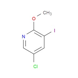 Aobchem&nbsp;5-Chloro-3-iodo-2-methoxypyridine | ≥97% | CAS 1261365-72-3 | C6H5ClINO | 250mg