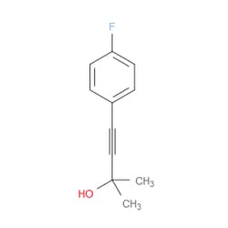 Aobchem&nbsp;4-(4-Fluorophenyl)-2-methyl-3-butyn-2-ol | ≥95% | CAS 81233-93-4 | C11H11FO | 500mg