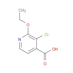 Aobchem&nbsp;3-Chloro-2-ethoxypyridine-4-carboxylic acid | ≥97% | CAS 1696892-30-4 | C8H8ClNO3 | 1g