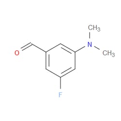 Aobchem&nbsp;3-(Dimethylamino)-5-fluorobenzaldehyde | ≥97% | CAS 1289041-39-9 | C9H10FNO | 250mg
