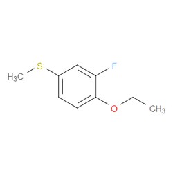 Aobchem&nbsp;(4-Ethoxy-3-fluorophenyl)(methyl)sulfane | ≥97% | CAS 1443340-34-8 | C9H11FOS | 1g