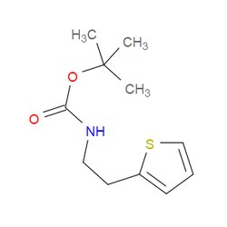 Aobchem&nbsp;1 1-Dimethylethyl N-[2-(2-thienyl)ethyl]carbamate | ≥95% | CAS 381666-12-2 | C11H17NO2S | 1g