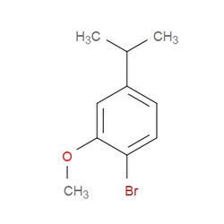 Aobchem&nbsp;1-Bromo-4-isopropyl-2-methoxybenzene | ≥95% | CAS 820258-23-9 | C10H13BrO | 500mg