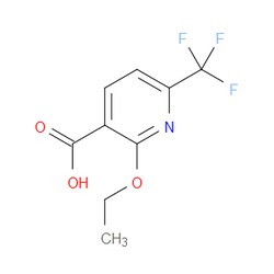 Aobchem&nbsp;2-Ethoxy-6-(trifluoromethyl)-3-pyridinecarboxylic acid | ≥97% | CAS 280566-46-3 | C9H8F3NO3 | 1g