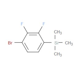 Aobchem&nbsp;(4-Bromo-2 3-difluorophenyl)trimethylsilane | ≥97% | CAS 1007571-40-5 | C9H11BrF2Si | 250mg