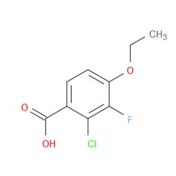 Aobchem&nbsp;2-Chloro-4-ethoxy-3-fluorobenzoic acid | ≥97% | CAS 1935106-26-5 | C9H8ClFO3 | 250mg