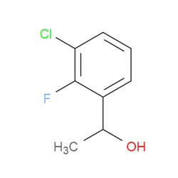 Aobchem&nbsp;1-(3-Chloro-2-fluorophenyl)ethanol | ≥97% | CAS 1339261-30-1 | C8H8ClFO | 500mg