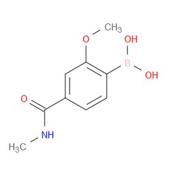 Aobchem&nbsp;4-(Methylcarbamoyl)-2-methoxyphenylboronic acid | ≥97% | CAS 1451391-90-4 | C9H12BNO4 | 500mg