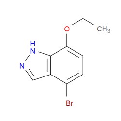 Aobchem&nbsp;4-Bromo-7-ethoxy-1H-indazole | ≥97% | CAS 1351668-22-8 | C9H9BrN2O | 250mg