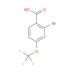 Aobchem&nbsp;2-Bromo-4-(trifluoromethoxy)benzonic acid | ≥97% | CAS 1138331-74-4 | C8H4BrF3O3 | 500mg