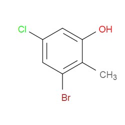 Aobchem&nbsp;3-Bromo-5-chloro-2-methylphenol | ≥95% | CAS 1082040-46-7 | C7H6BrClO | 500mg