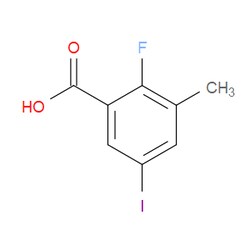 Aobchem&nbsp;2-Fluoro-5-iodo-3-methylbenzoic acid | ≥97% | CAS 1544815-02-2 | C8H6FIO2 | 500mg