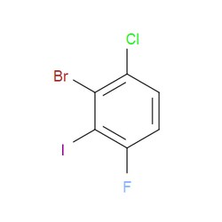 Aobchem&nbsp;2-Bromo-1-chloro-4-fluoro-3-iodobenzene | ≥97% | CAS 1935178-59-8 | C6H2BrClFI | 250mg
