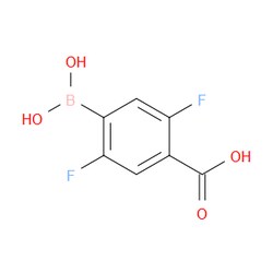 Aobchem&nbsp;4-Carboxy-2 5-difluorophenylboronic acid | ≥97% | CAS 1966890-13-0 | C7H5BF2O4 | 250mg