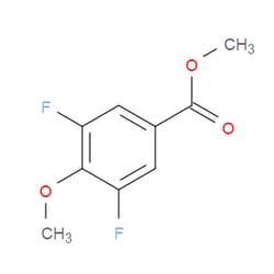 Aobchem&nbsp;Methyl 3 5-difluoro-4-methoxybenzoate | ≥97% | CAS 329-45-3 | C9H8F2O3 | 250mg