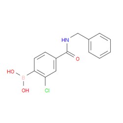 Aobchem&nbsp;4-Benzylcarbamoyl-2-chlorobenzeneboronic acid | ≥97% | CAS 2096334-06-2 | C14H13BClNO3 | 250mg