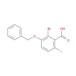 Aobchem&nbsp;2-Bromo-3-(benzyloxy)-6-fluorobenzoic acid | ≥95% | CAS 2432848-53-6 | C14H10BrFO3 | 1g