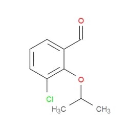 Aobchem&nbsp;3-Chloro-2-isopropoxybenzaldehyde | ≥97% | CAS 894851-27-5 | C10H11ClO2 | 1g