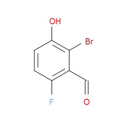 Aobchem&nbsp;2-Bromo-6-fluoro-3-hydroxybenzaldehyde | ≥97% | CAS 1780708-84-0 | C7H4BrFO2 | 250mg