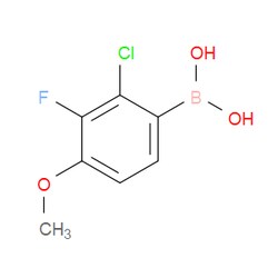Aobchem&nbsp;(2-Chloro-3-fluoro-4-methoxyphenyl)boronic acid | ≥97% | CAS 2282635-50-9 | C7H7BClFO3 | 1g