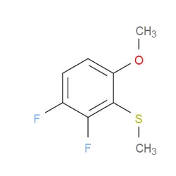 Aobchem&nbsp;(2 3-Difluoro-6-methoxyphenyl)(methyl)sulfane | ≥97% | CAS 2386417-90-7 | C8H8F2OS | 1g