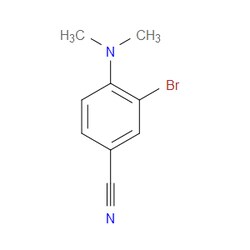 Aobchem&nbsp;3-Bromo-4-(dimethylamino)benzonitrile | ≥95% | CAS 348640-88-0 | C9H9BrN2 | 500mg