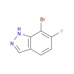 Aobchem&nbsp;7-Bromo-6-fluoro-1H-indazole | ≥97% | CAS 1427377-75-0 | C7H4BrFN2 | 1g
