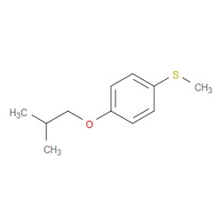 Aobchem&nbsp;(4-Isobutoxyphenyl)(methyl)sulfane | ≥95% | CAS 1443310-79-9 | C11H16OS | 1g