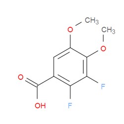 Aobchem&nbsp;2 3-Difluoro-4 5-dimethoxybenzoic acid | ≥97% | CAS 2379322-78-6 | C9H8F2O4 | 1g