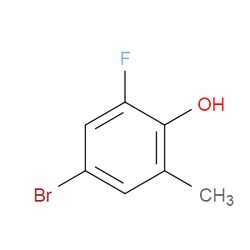 Aobchem&nbsp;4-Bromo-2-fluoro-6-methylphenol | ≥97% | CAS 945557-29-9 | C7H6BrFO | 500mg