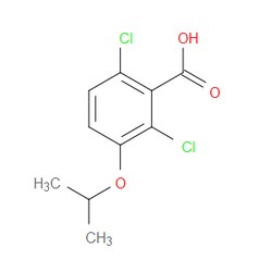 Aobchem&nbsp;2 6-Dichloro-3-isopropoxybenzoic acid | ≥97% | CAS 160647-17-6 | C10H10Cl2O3 | 1g