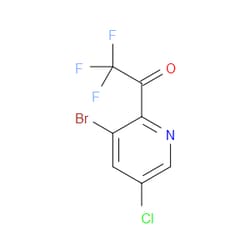 Aobchem&nbsp;1-(3-Bromo-5-chloropyridin-2-yl)-2 2 2-trifluoroethanone | ≥97% | CAS 2231674-22-7 | C7H2BrClF3NO | 250mg