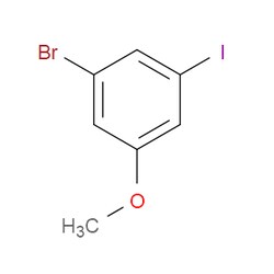 Aobchem&nbsp;1-Bromo-3-iodo-5-methoxybenzene | ≥97% | CAS 915412-18-9 | C7H6BrIO | 500mg