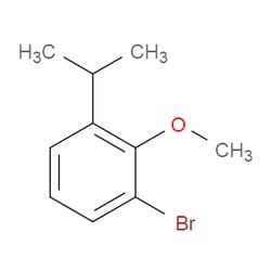 Aobchem&nbsp;1-Bromo-3-isopropyl-2-methoxybenzene | ≥97% | CAS 129976-33-6 | C10H13BrO | 500mg