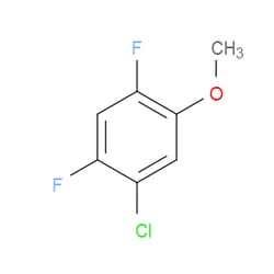 Aobchem&nbsp;1-Chloro-2 4-difluoro-5-methoxybenzene | ≥95% | CAS 1261628-93-6 | C7H5ClF2O | 500mg
